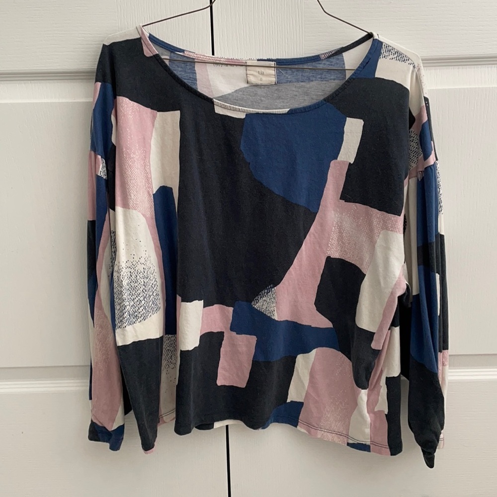 Anthropologie t.la Balloon Sleeve Top